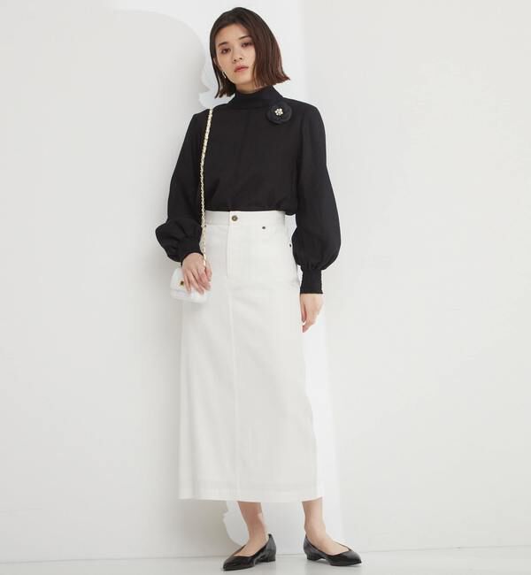  「ハイネックブラウス」|シャツ・ブラウス|