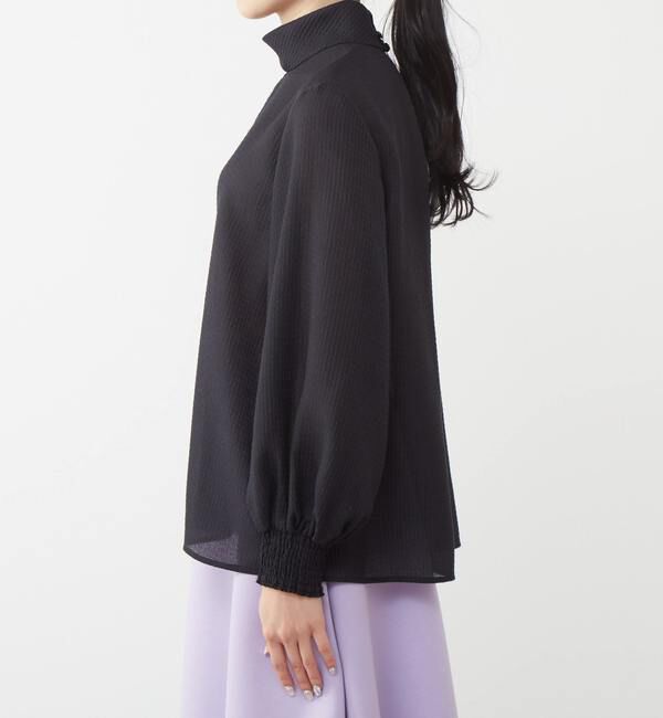  「ハイネックブラウス」|シャツ・ブラウス|