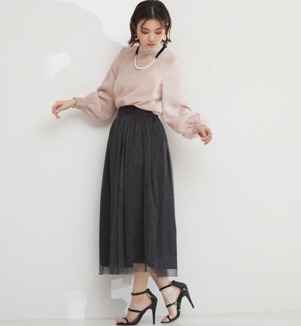  「ハイネックブラウス」|シャツ・ブラウス|