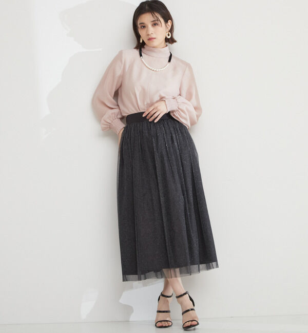  「ハイネックブラウス」|シャツ・ブラウス|