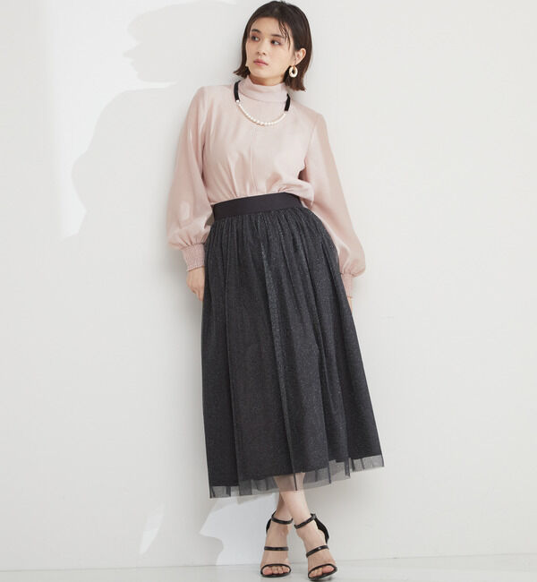  「ハイネックブラウス」|シャツ・ブラウス|