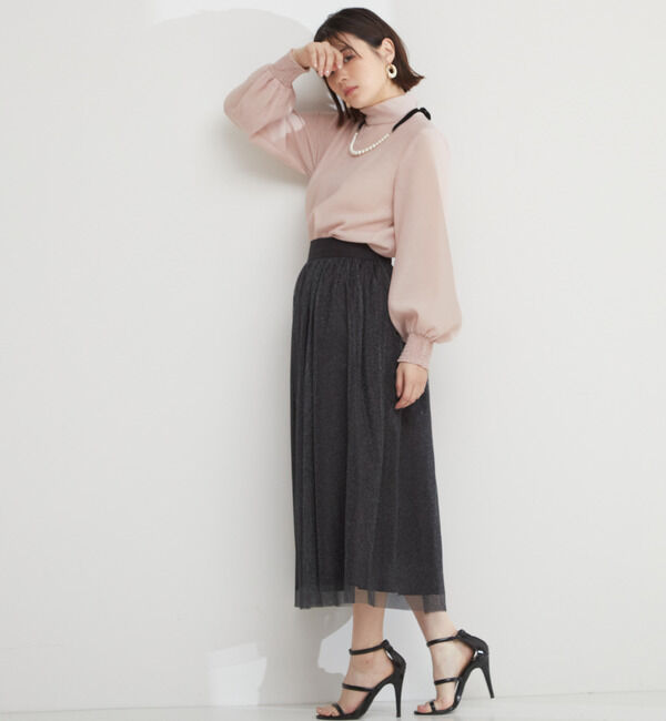  「ハイネックブラウス」|シャツ・ブラウス|