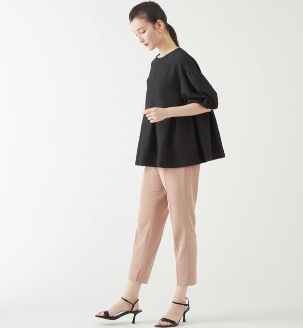 TIARA「ドロップショルダーペプラムブラウス」|シャツ・ブラウス|