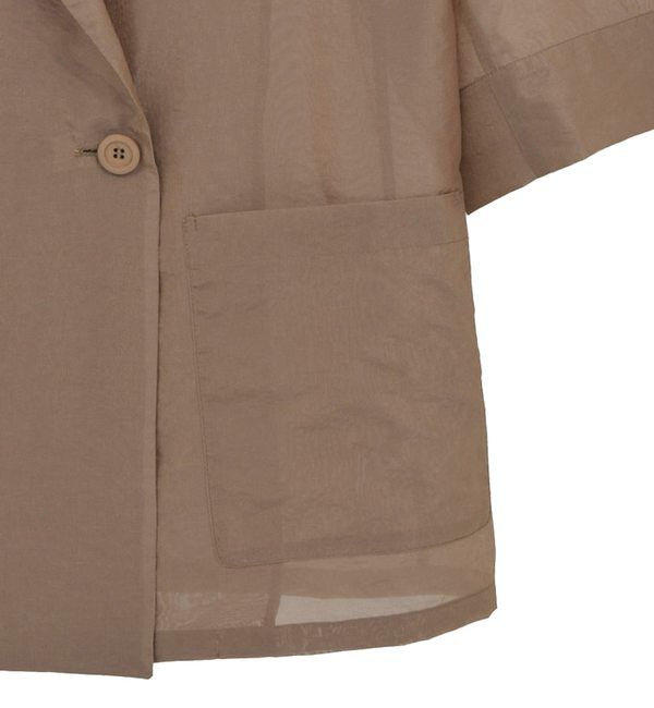 TIARA「シアーテーラードジャケット」|テーラードジャケット|