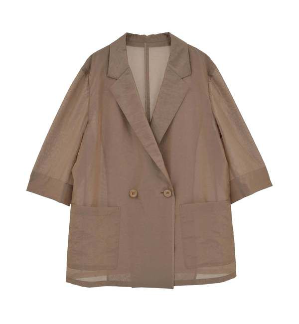 TIARA「シアーテーラードジャケット」|テーラードジャケット|