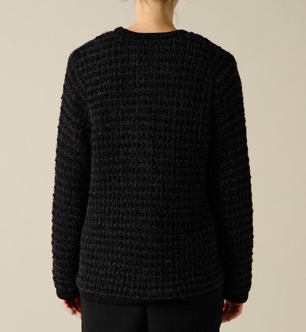 Liesse「モールヤーンニットジャケット」|カーディガン|