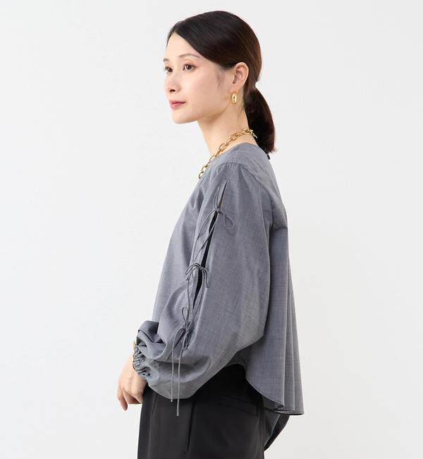 Soffitto「リボンデティールブラウス」|シャツ・ブラウス|