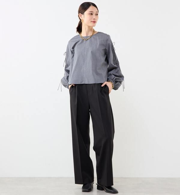 Soffitto「リボンデティールブラウス」|シャツ・ブラウス|