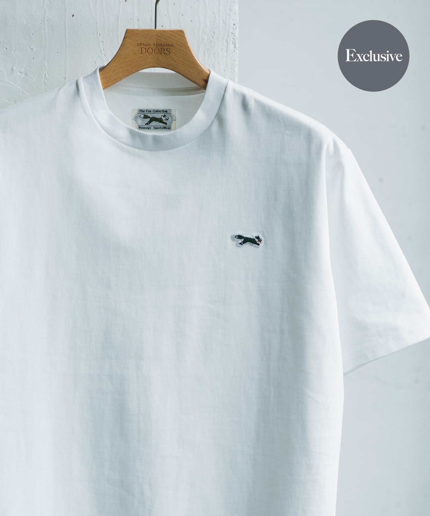 URBAN RESEARCH DOORS「『一部WEB限定』『別注』PENNEYS&times;DOORS　THE FOX 天竺 S/S Tシャツ」|Tシャツ・カットソー|ホワイト
