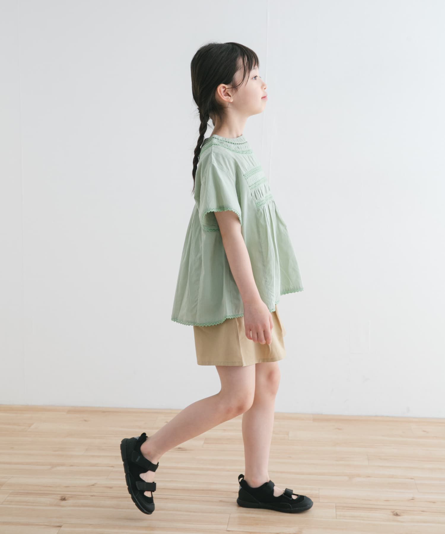 URBAN RESEARCH DOORS「『WEB/一部店舗限定サイズ』フロントボタンキュロットパンツ(KIDS)」|その他|