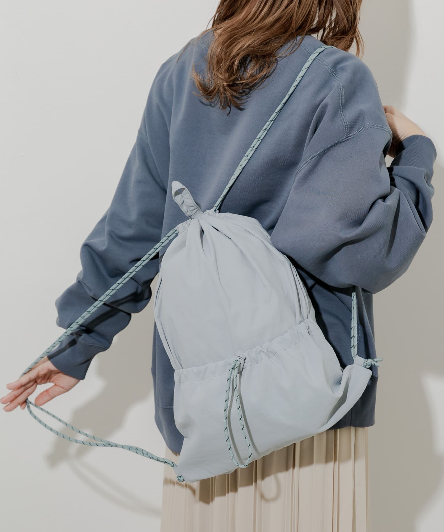 SMELLY「ドロストポケットナップサック」|その他|グレー