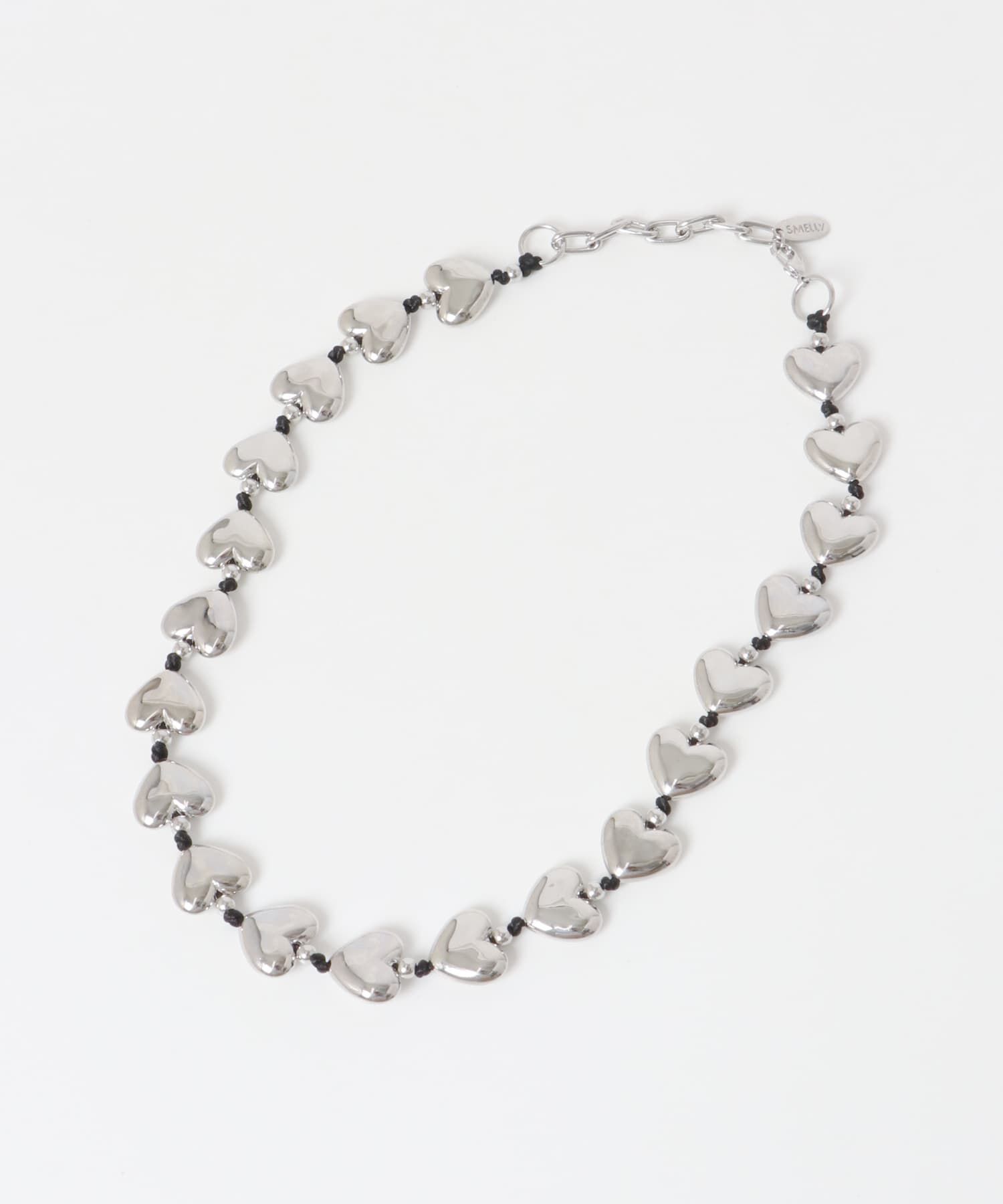 SMELLY「メタルハートチョーカーネックレス」|ネックレス|