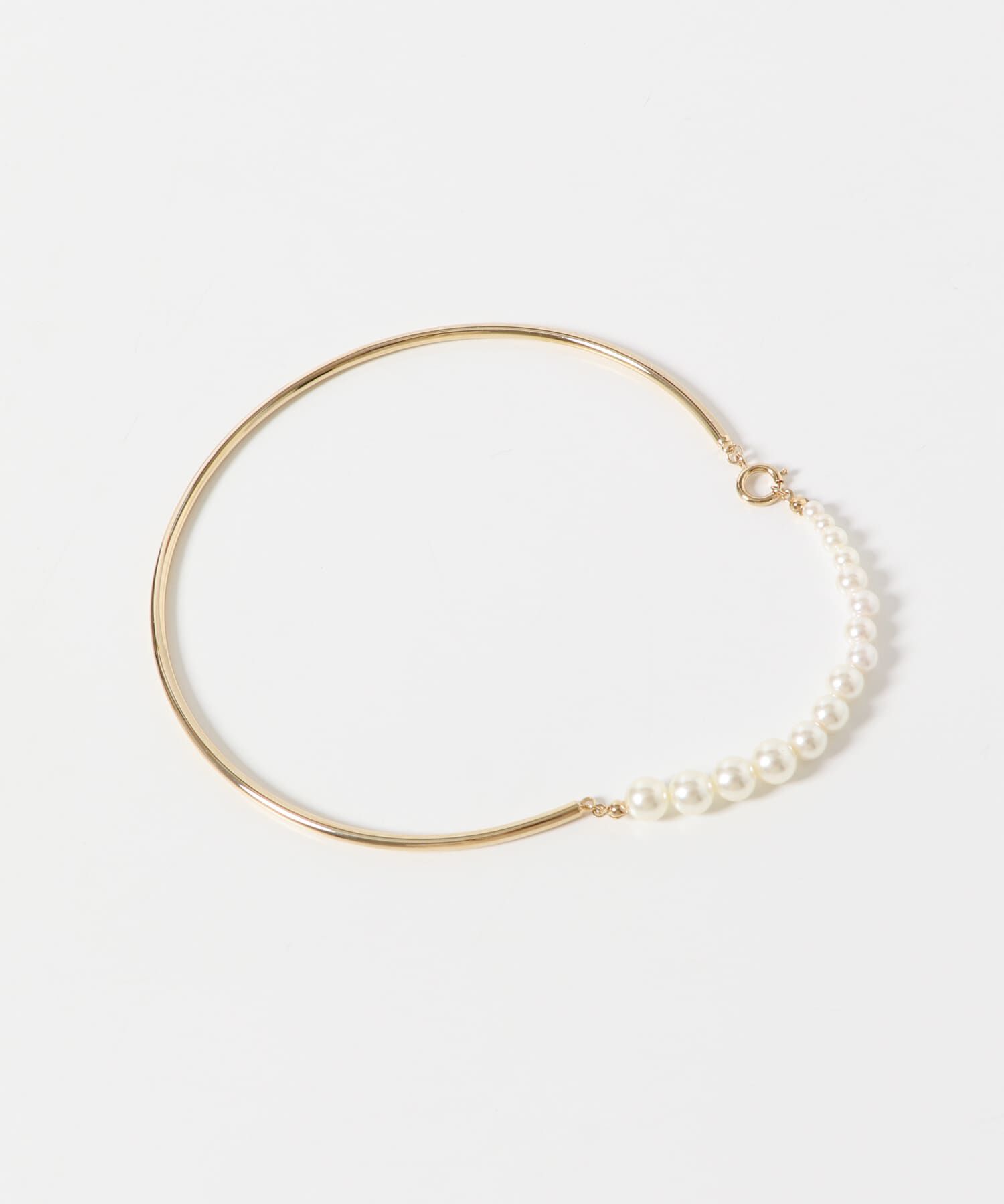 SMELLY「グラデーションパールネックカフ」|ネックレス|