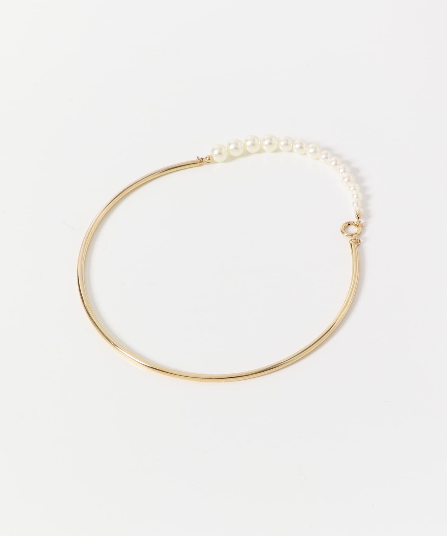 SMELLY「グラデーションパールネックカフ」|ネックレス|