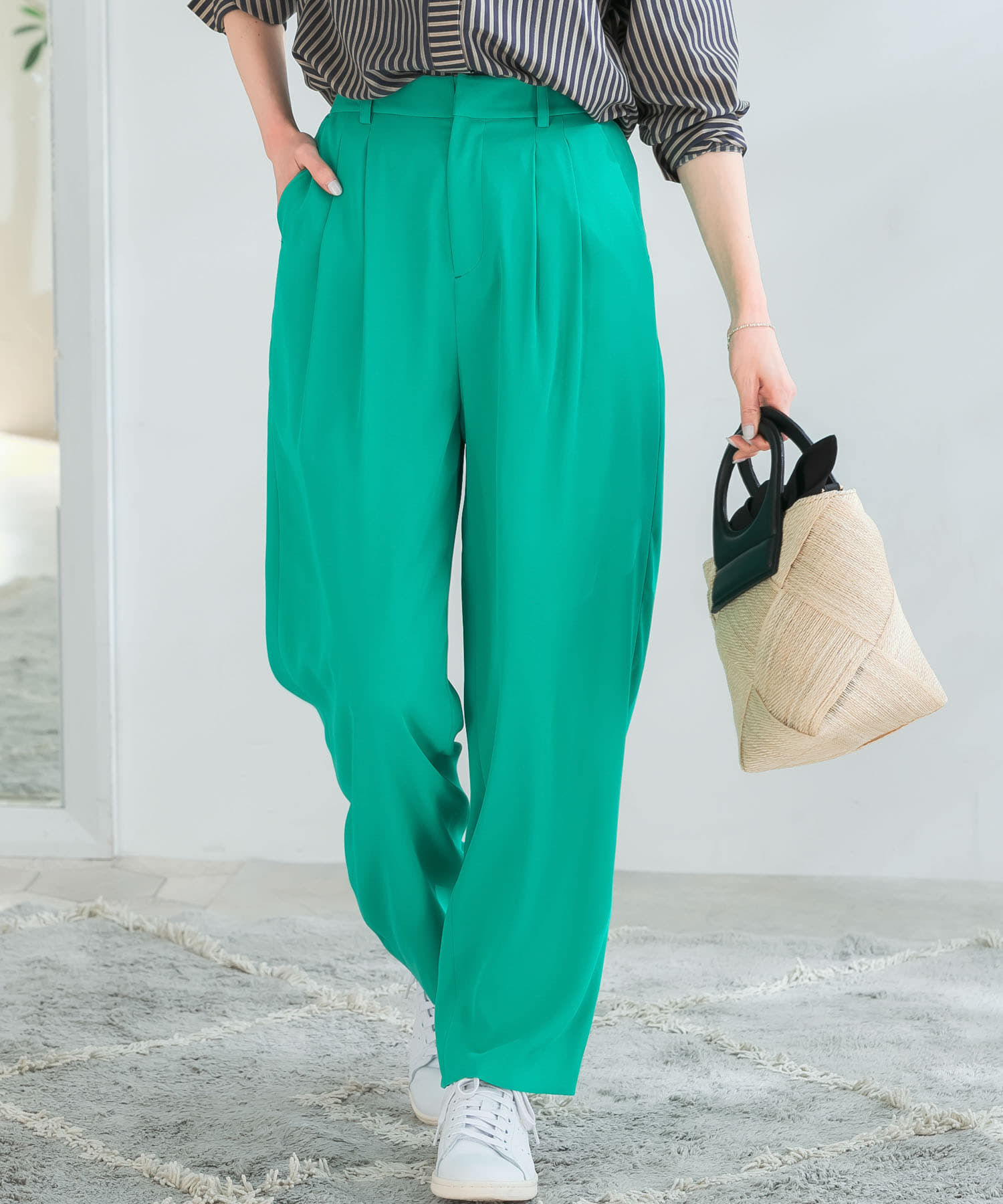 URBAN RESEARCH ROSSO「イージーセミワイドツータックスラックス」|その他|