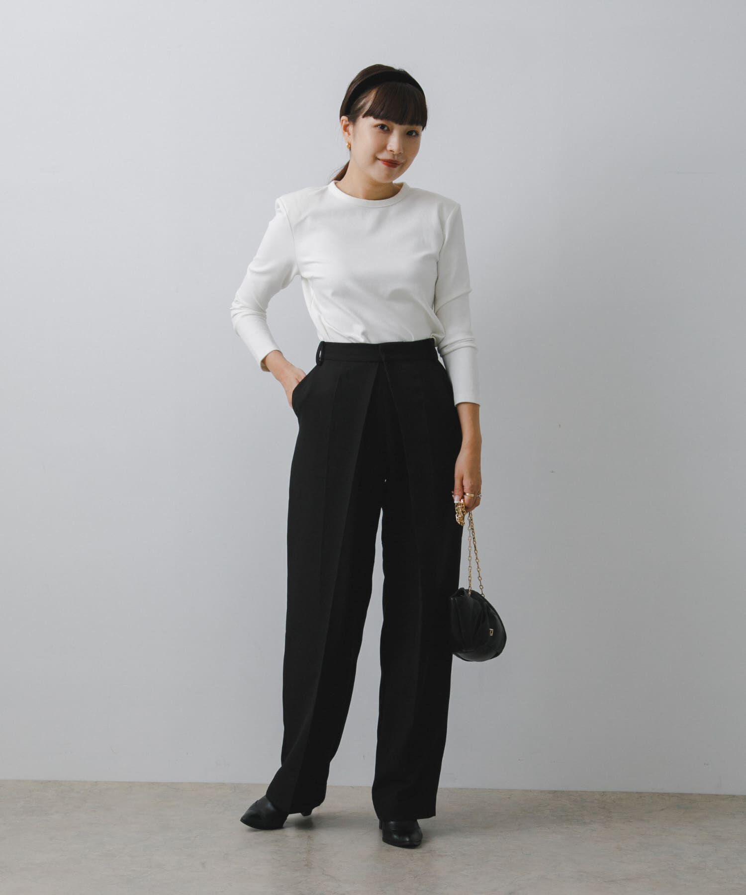 URBAN RESEARCH ROSSO「F by ROSSO　ダブルクロスデザインタックパンツ」|その他|