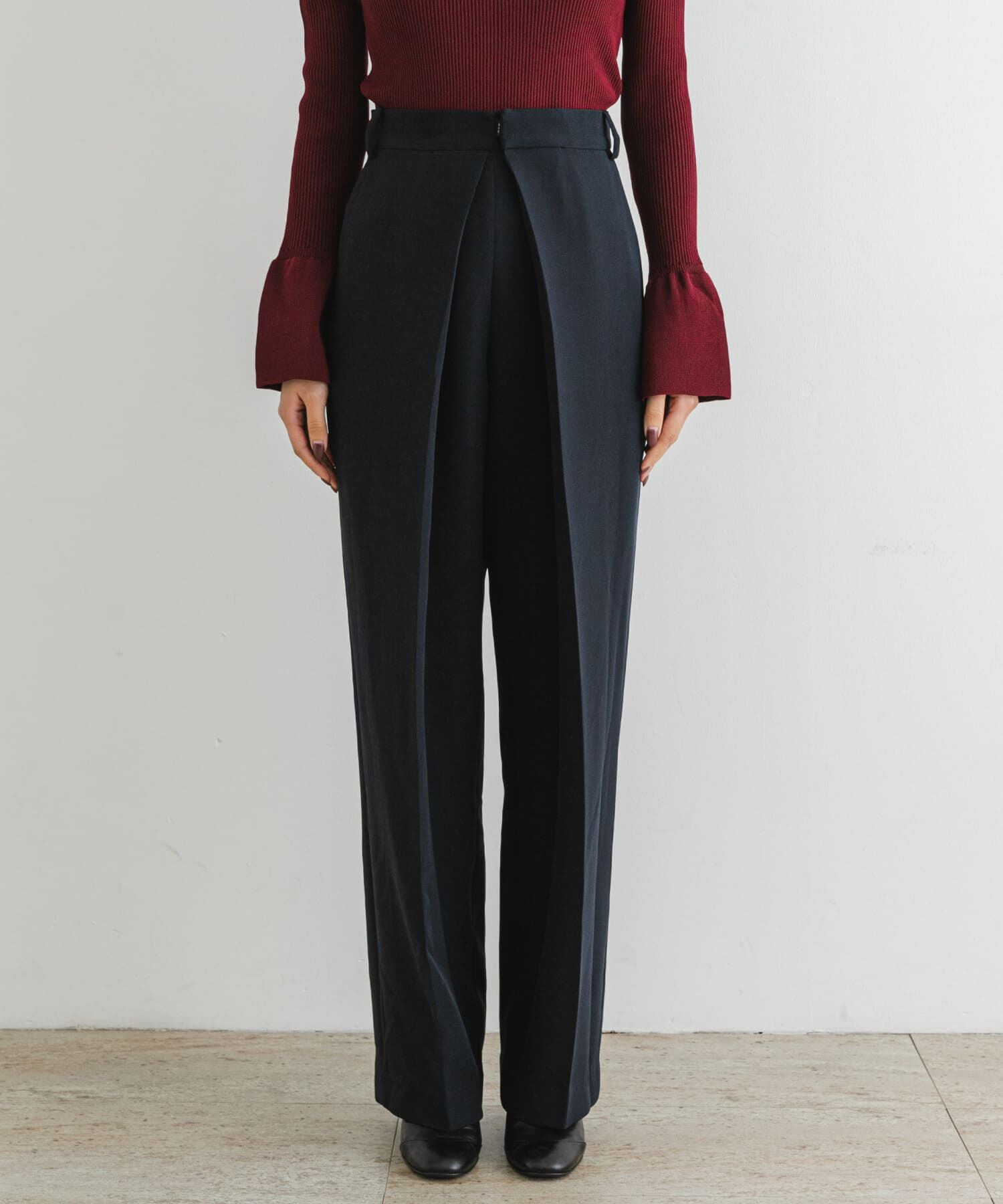 URBAN RESEARCH ROSSO「F by ROSSO　ダブルクロスデザインタックパンツ」|その他|