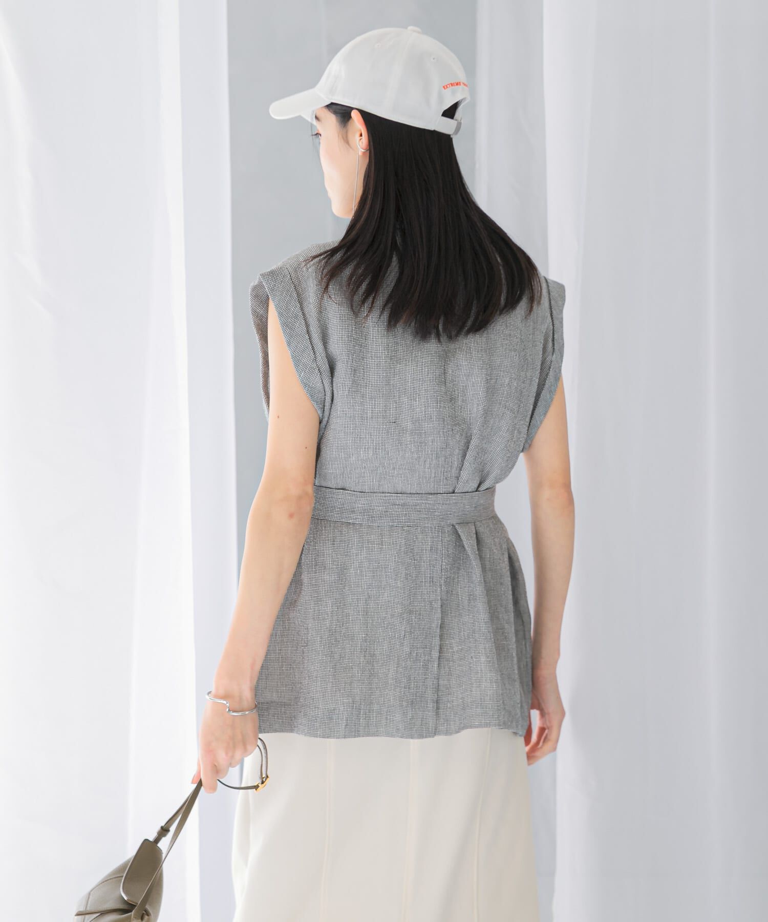 URBAN RESEARCH ROSSO「リネンミドルジレ」|ベスト・ジレ|