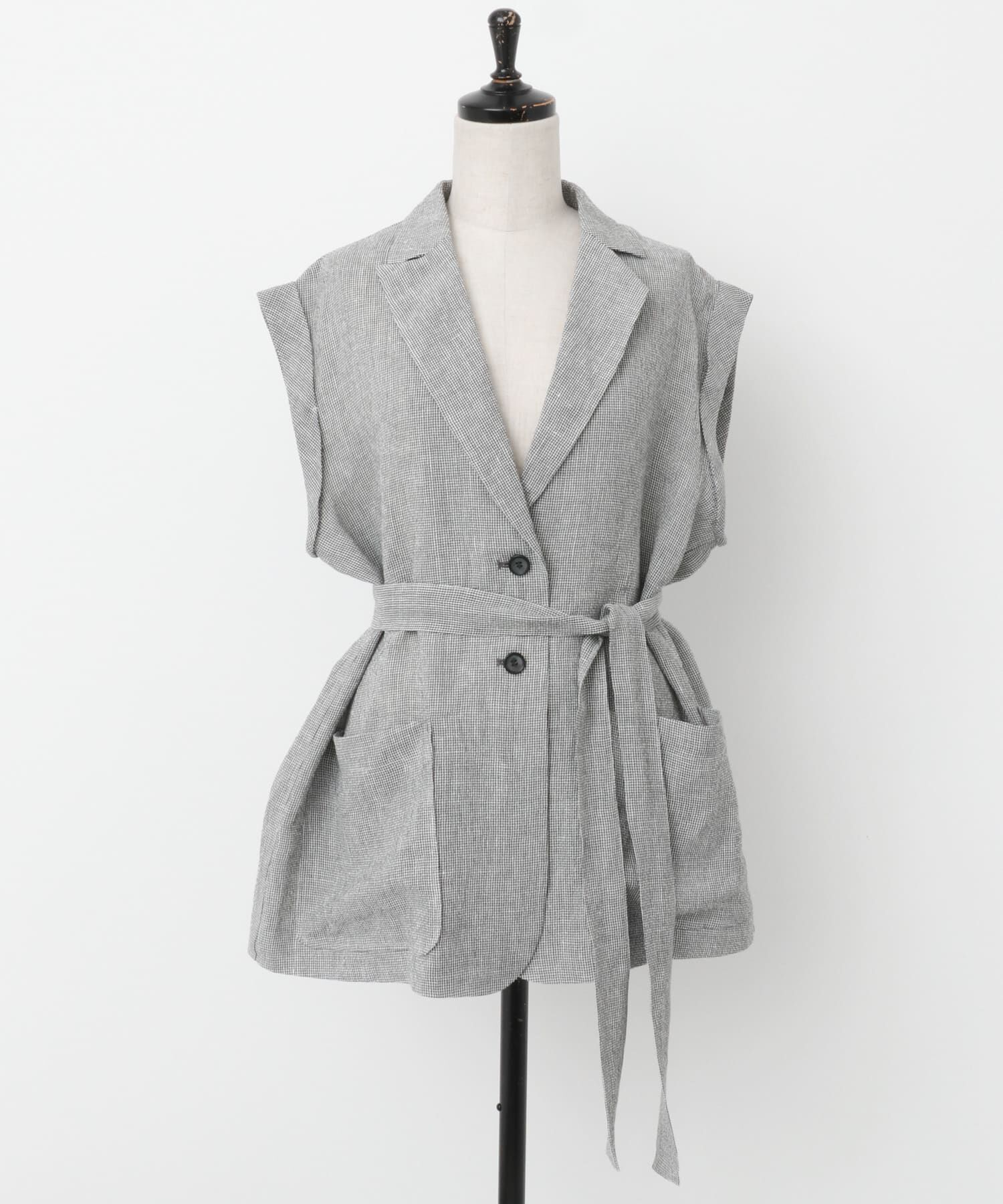 URBAN RESEARCH ROSSO「リネンミドルジレ」|ベスト・ジレ|