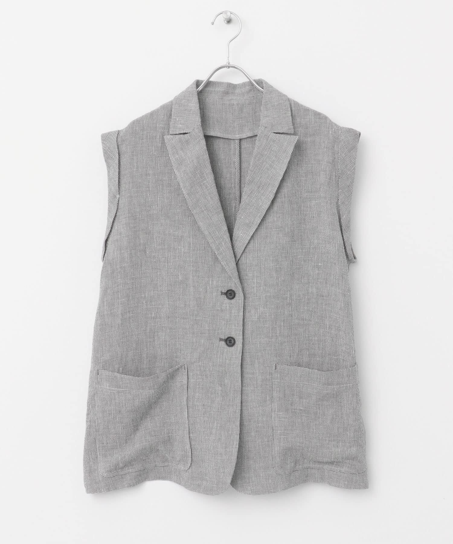 URBAN RESEARCH ROSSO「リネンミドルジレ」|ベスト・ジレ|