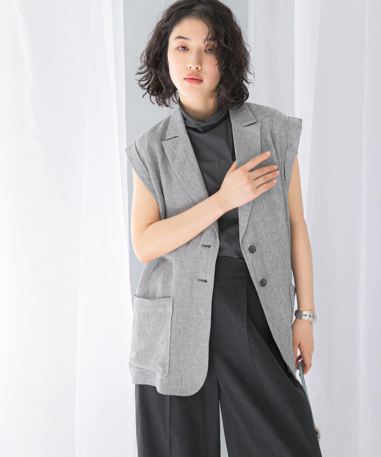 URBAN RESEARCH ROSSO「リネンミドルジレ」|ベスト・ジレ|