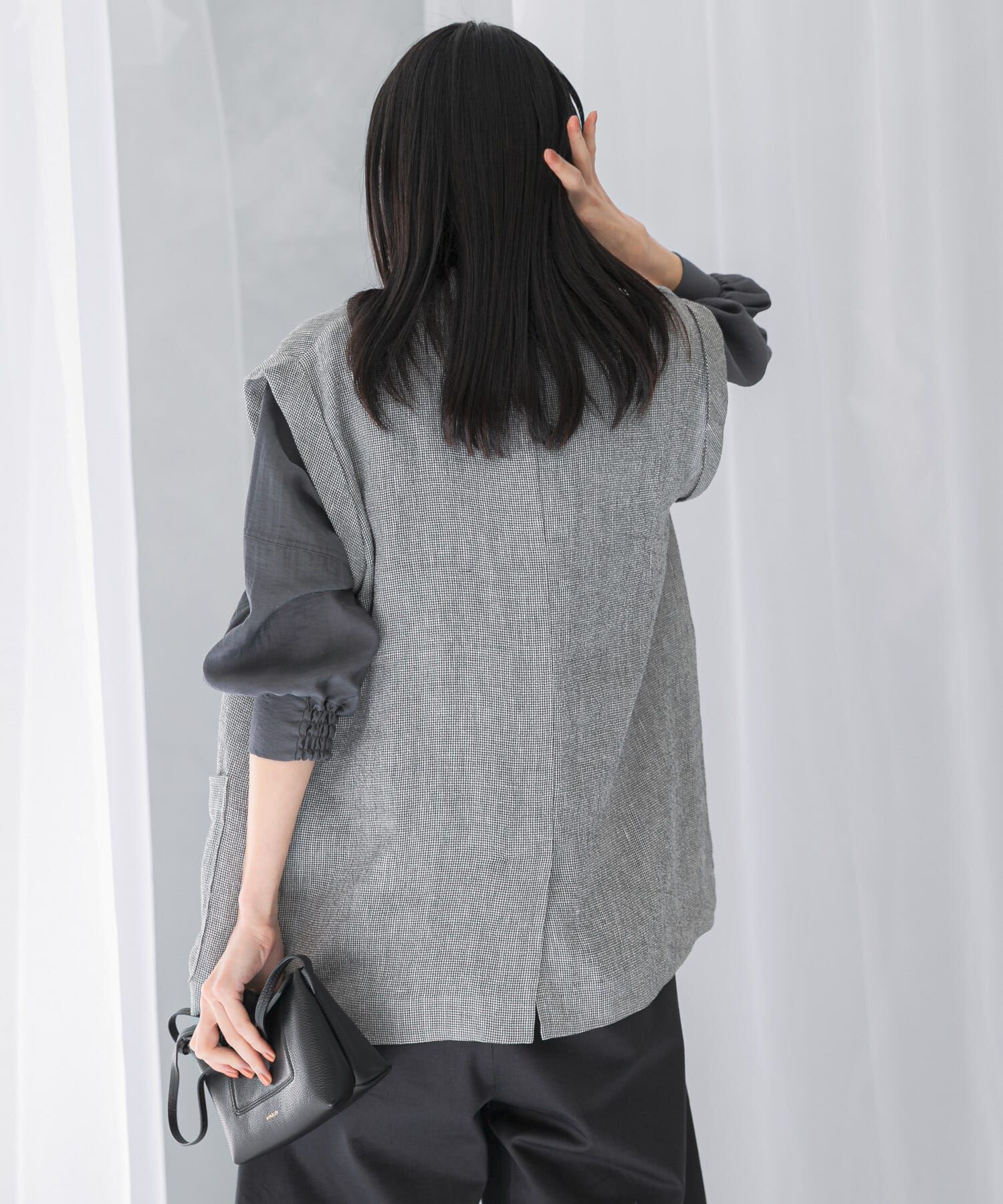 URBAN RESEARCH ROSSO「リネンミドルジレ」|ベスト・ジレ|