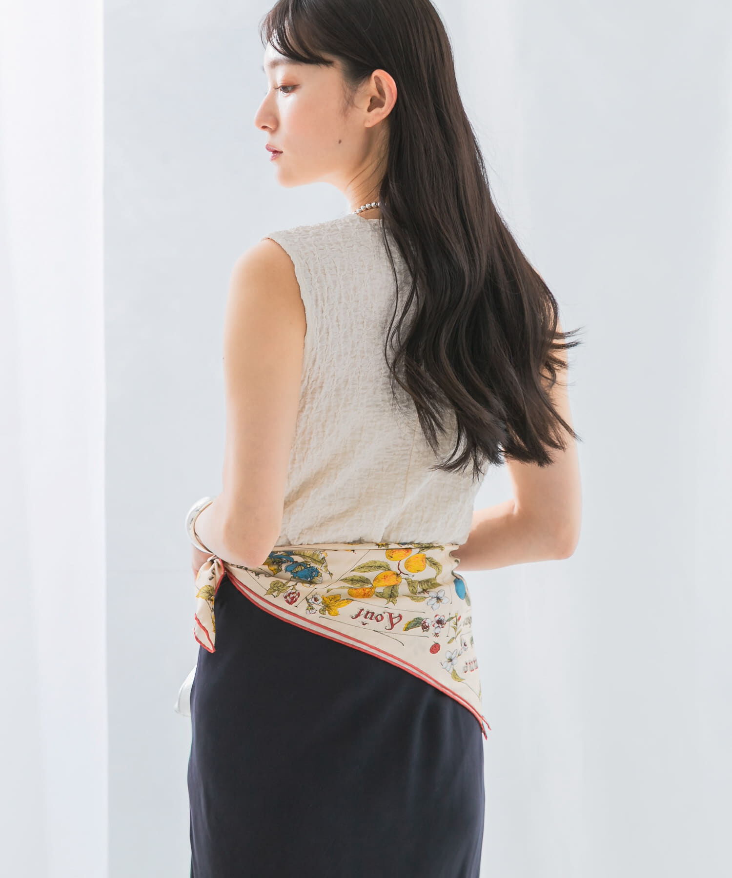 URBAN RESEARCH ROSSO「ランダムリンクルラッセルカットソー」|Tシャツ・カットソー|