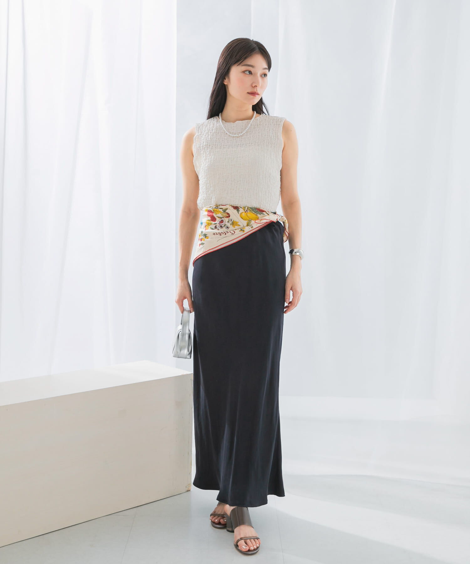 URBAN RESEARCH ROSSO「ランダムリンクルラッセルカットソー」|Tシャツ・カットソー|