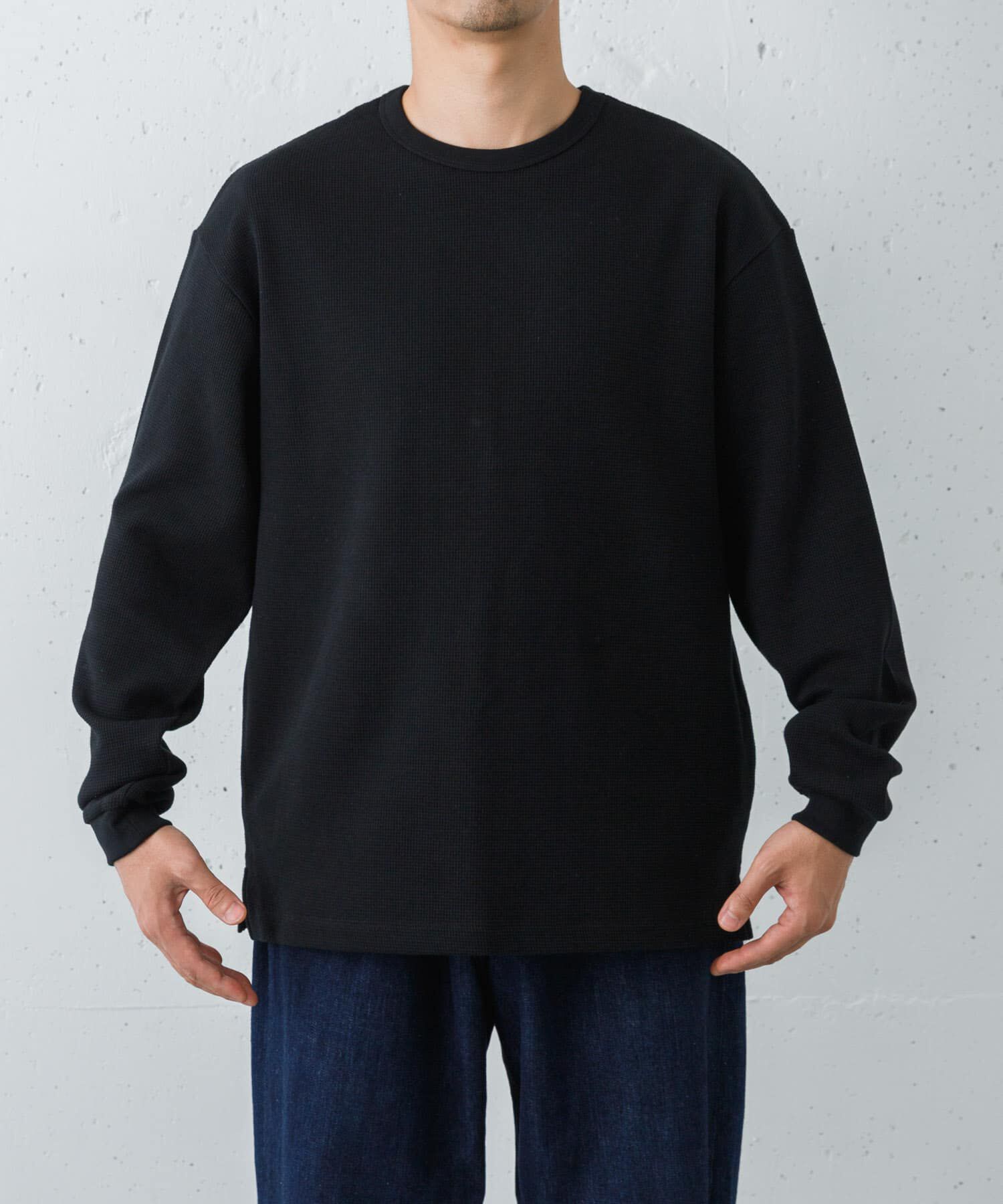 URBAN RESEARCH「度詰めワッフルロングスリーブ」|Tシャツ・カットソー|