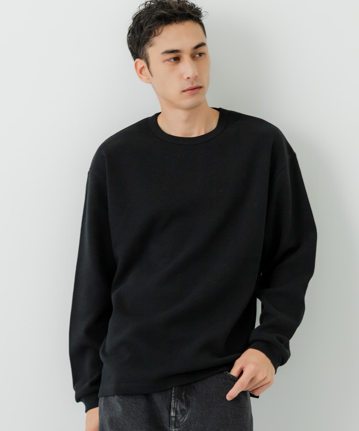 URBAN RESEARCH「度詰めワッフルロングスリーブ」|Tシャツ・カットソー|