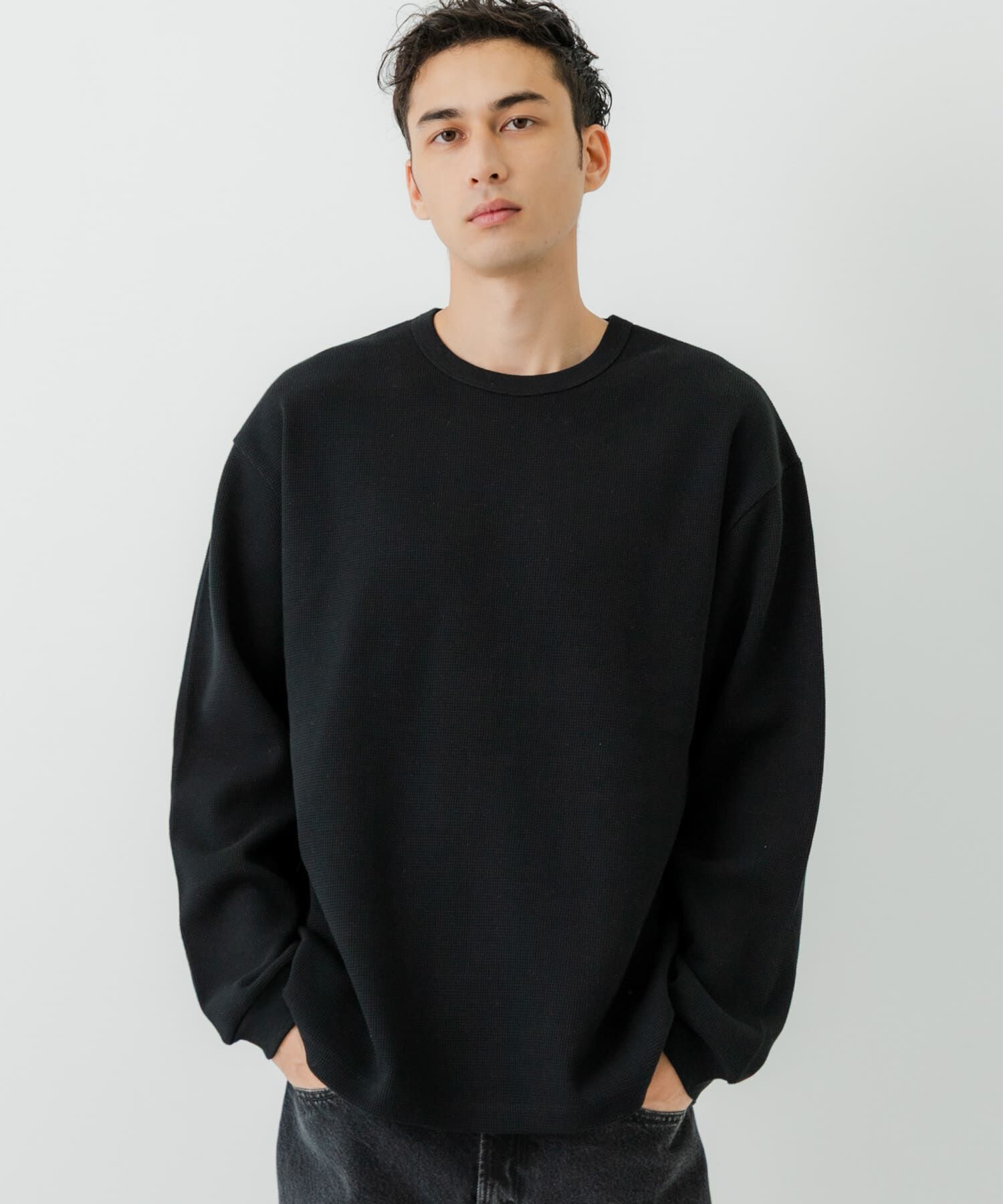 URBAN RESEARCH「度詰めワッフルロングスリーブ」|Tシャツ・カットソー|
