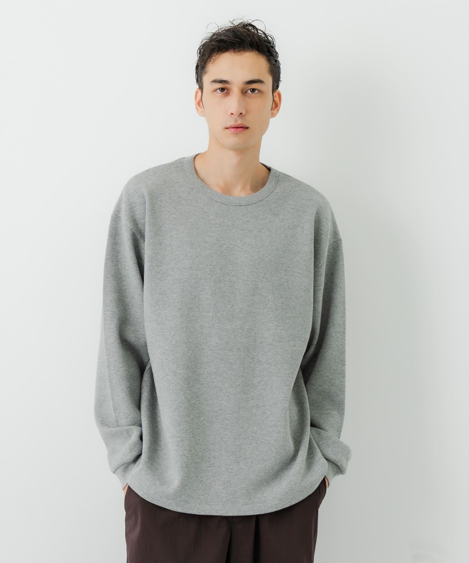 URBAN RESEARCH「度詰めワッフルロングスリーブ」|Tシャツ・カットソー|