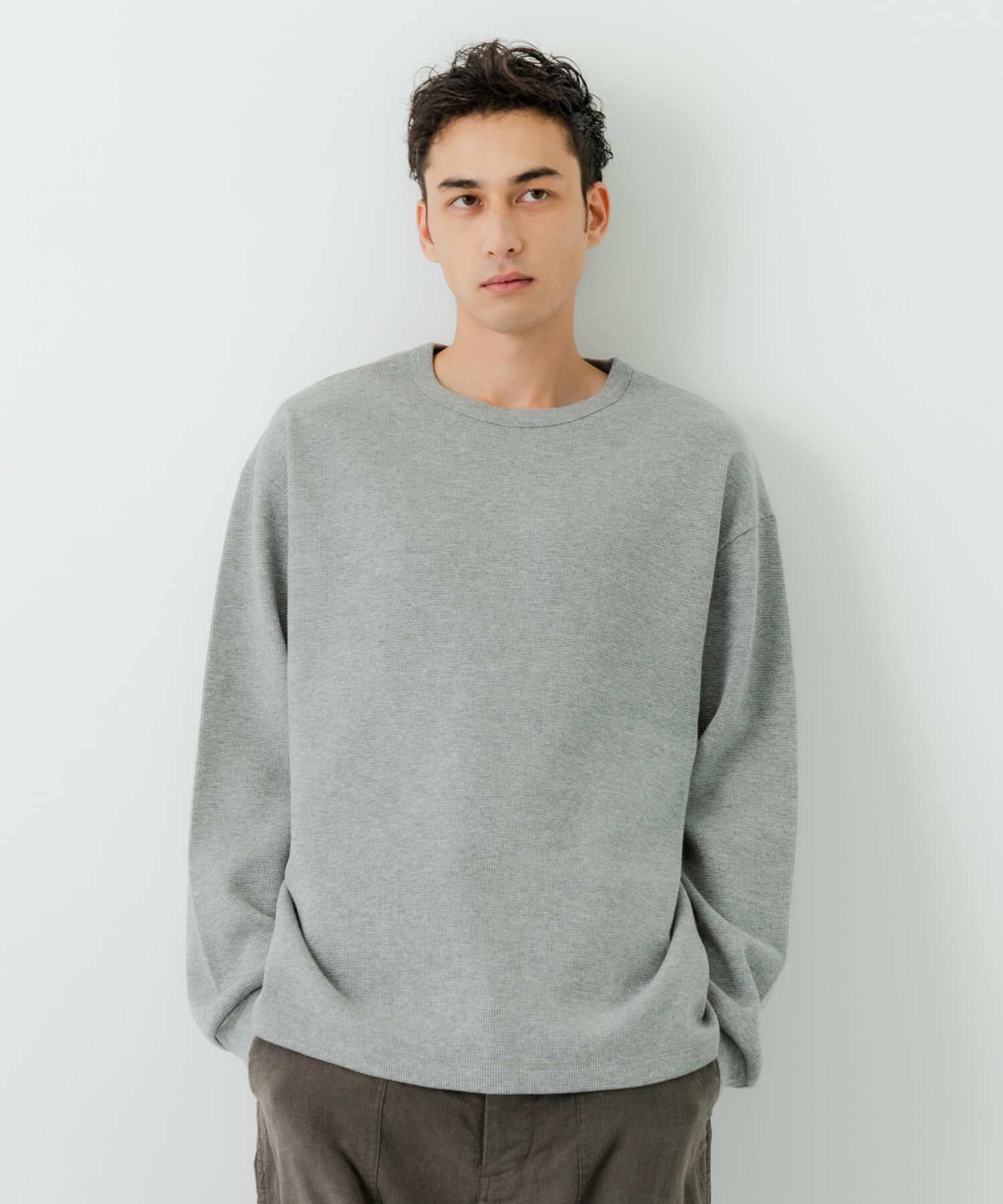 URBAN RESEARCH「度詰めワッフルロングスリーブ」|Tシャツ・カットソー|