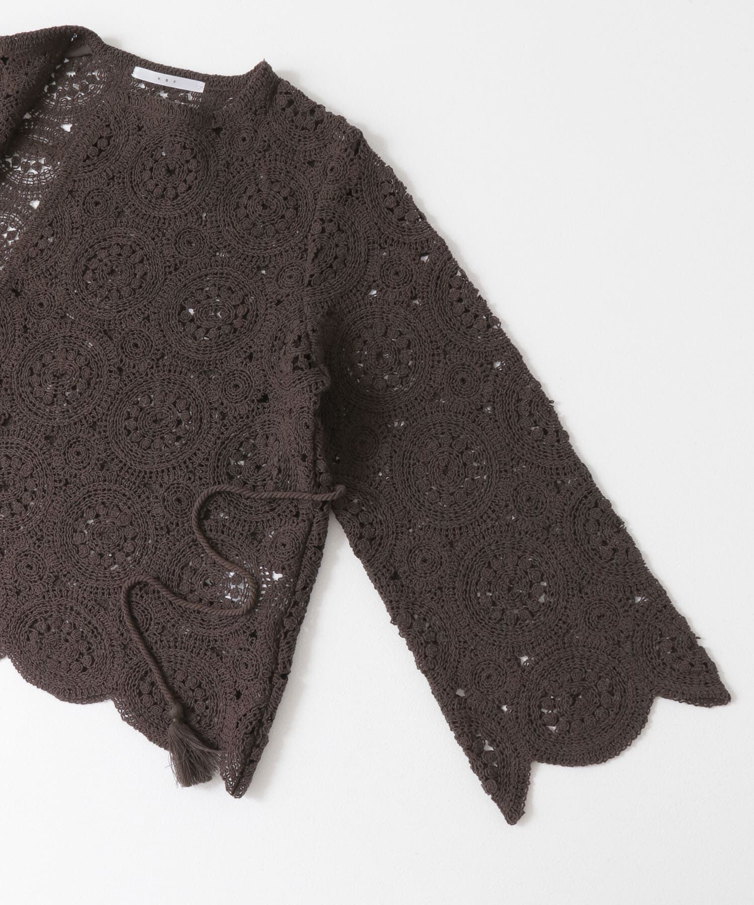  「アイレットサークルレースカーディガン」|カーディガン|