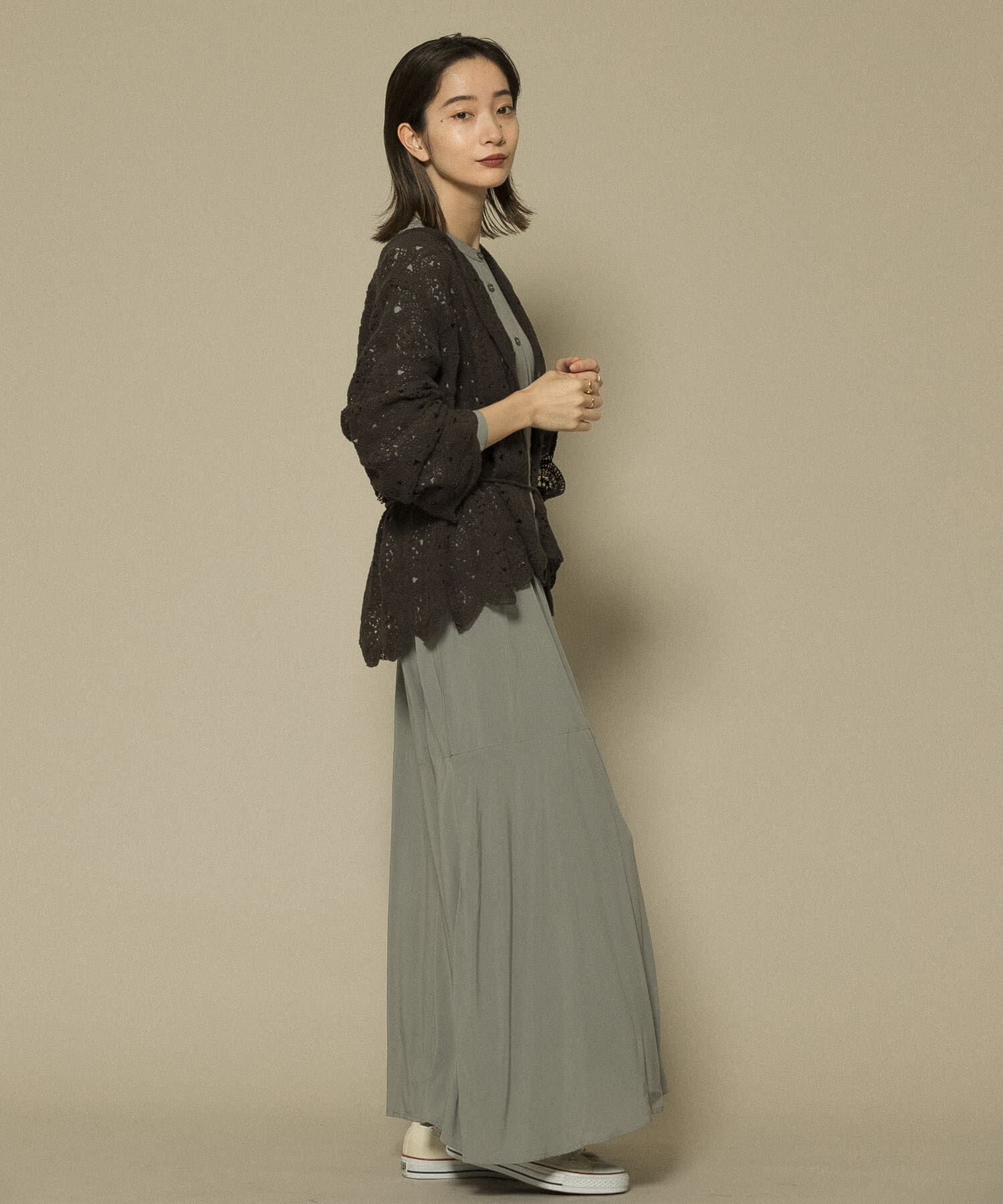  「アイレットサークルレースカーディガン」|カーディガン|