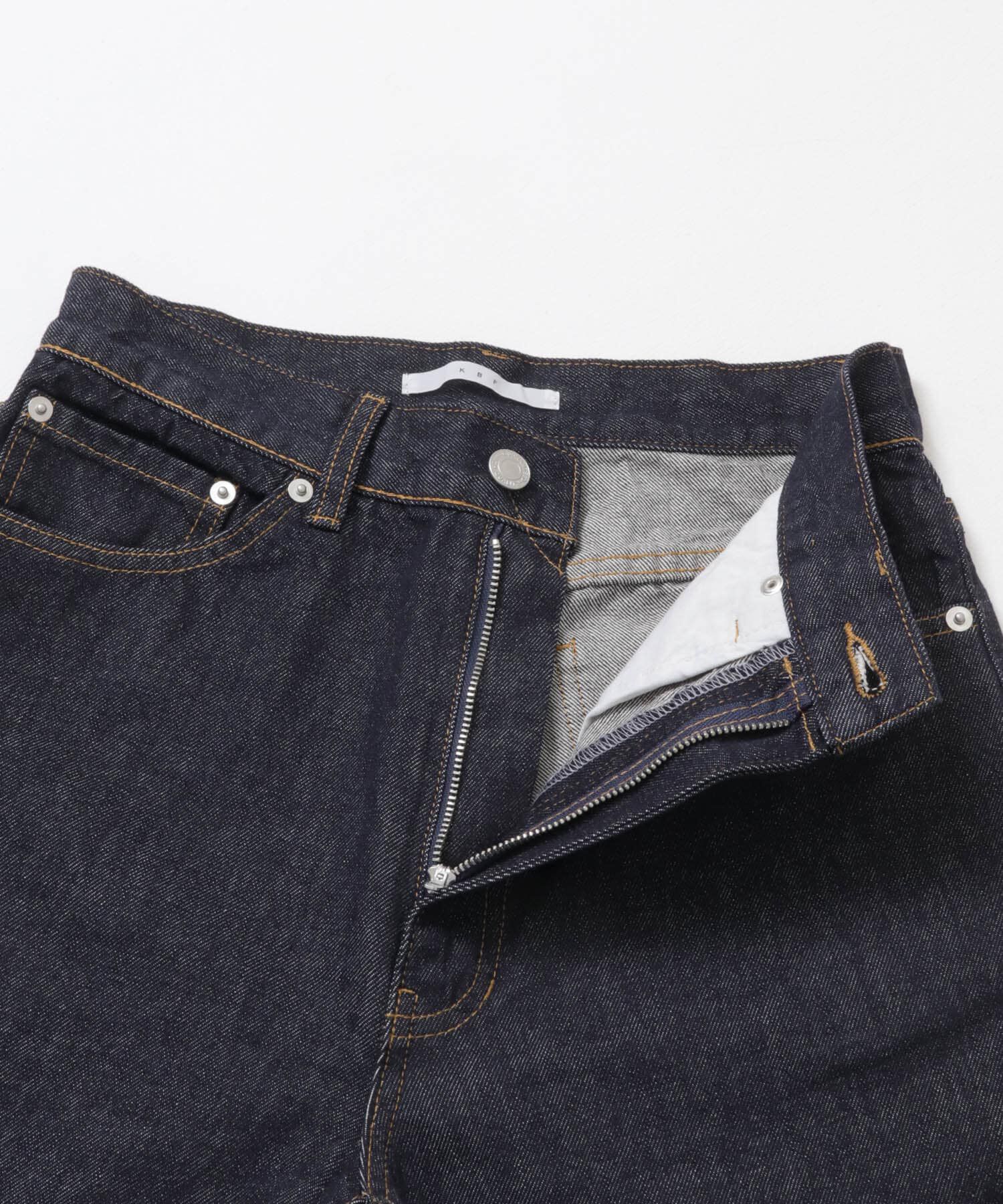  「ターンアップストレートデニム」|デニム|