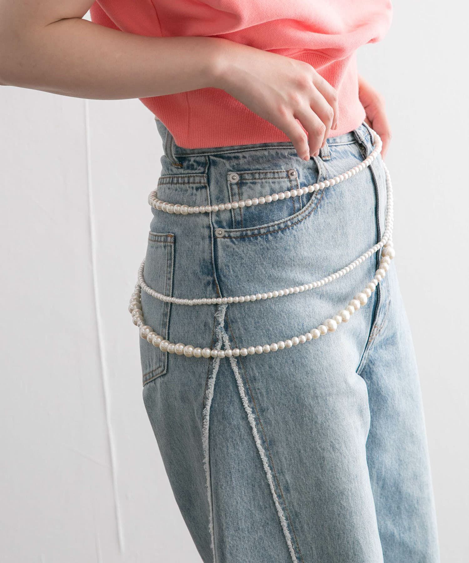  「マルチWAYパールビスチェ」|ネックレス|