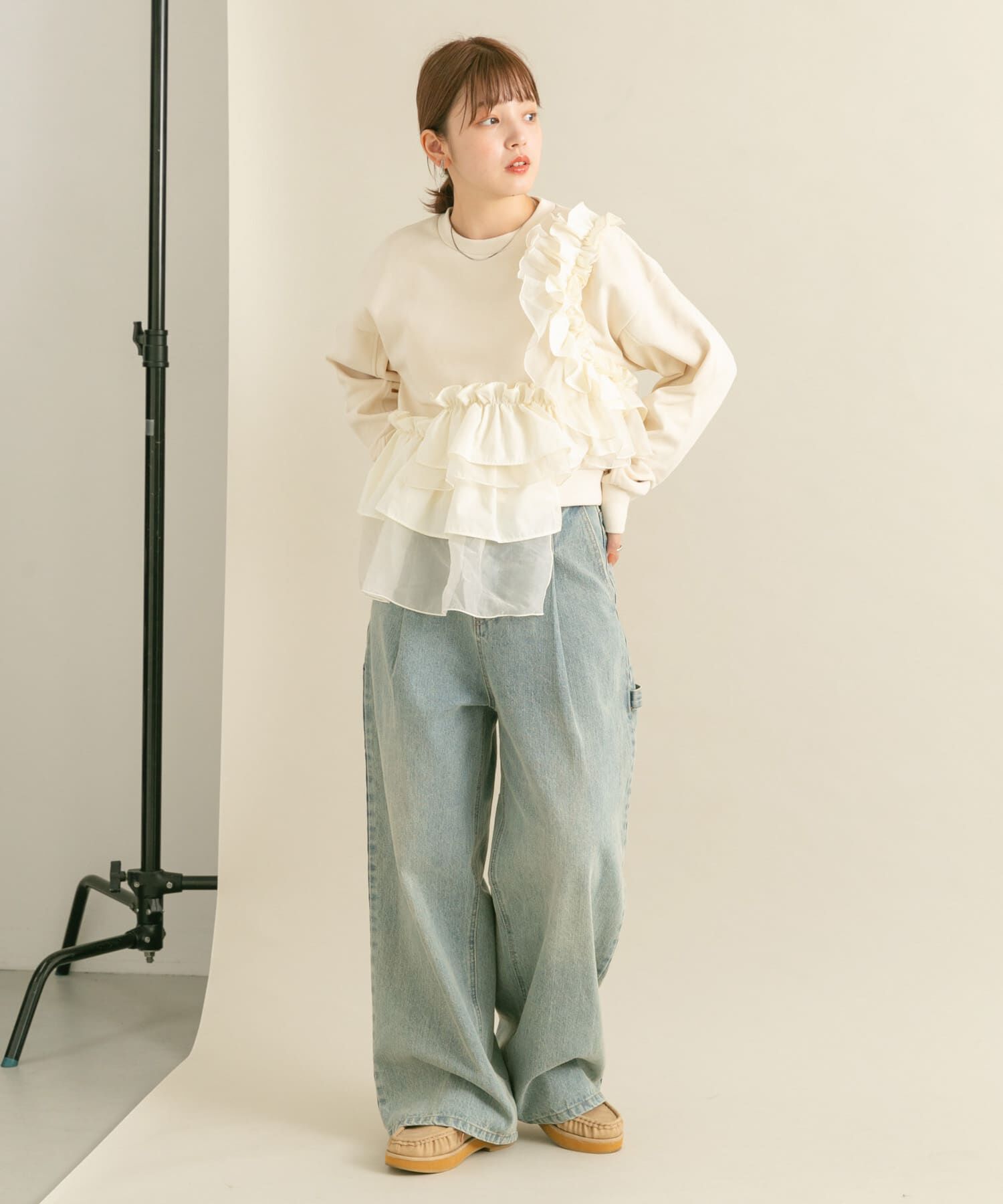  「フリルドッキングスウェット」|スウェット・ジャージ|