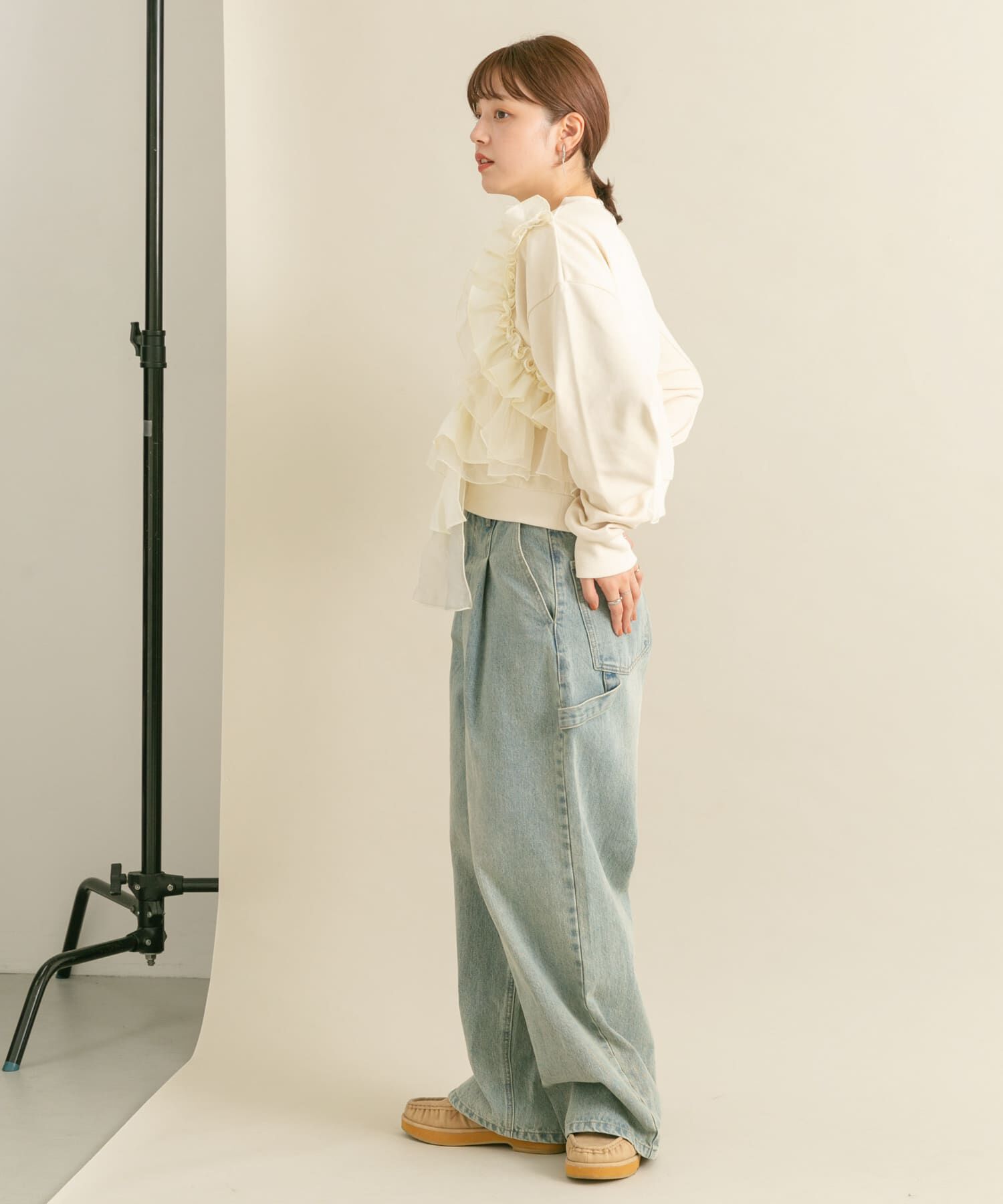  「フリルドッキングスウェット」|スウェット・ジャージ|