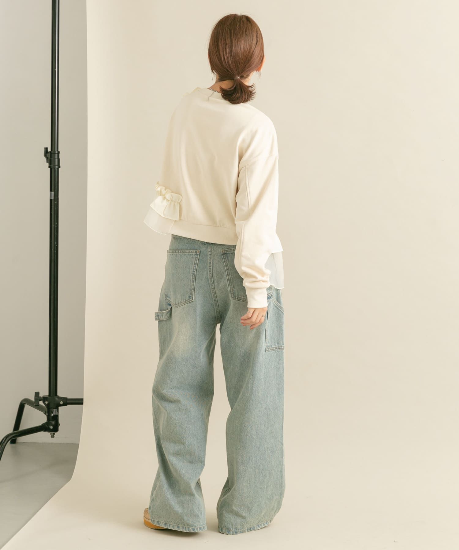  「フリルドッキングスウェット」|スウェット・ジャージ|