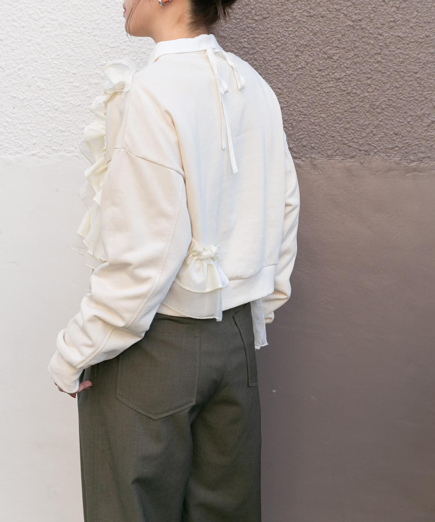  「フリルドッキングスウェット」|スウェット・ジャージ|