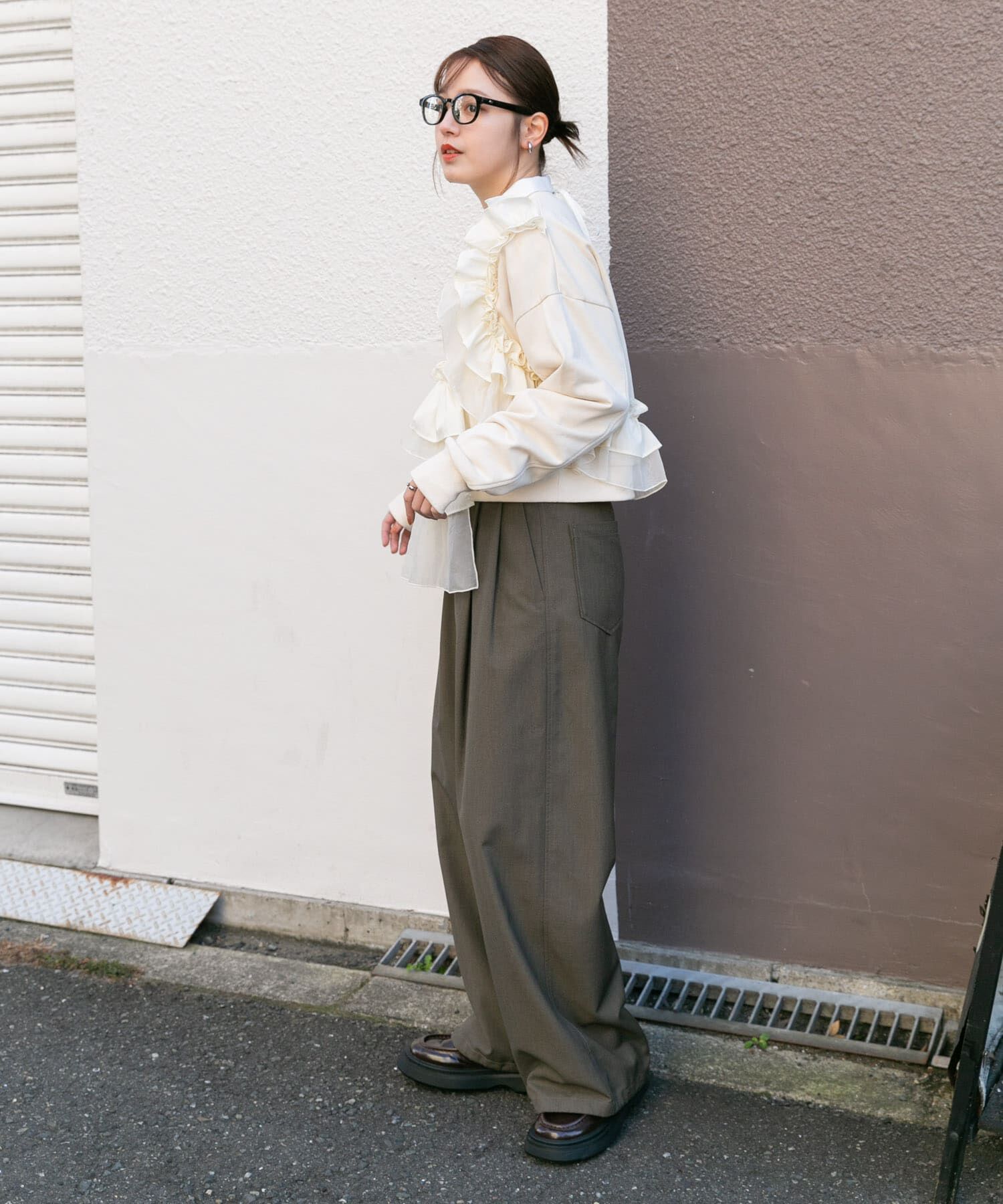  「フリルドッキングスウェット」|スウェット・ジャージ|