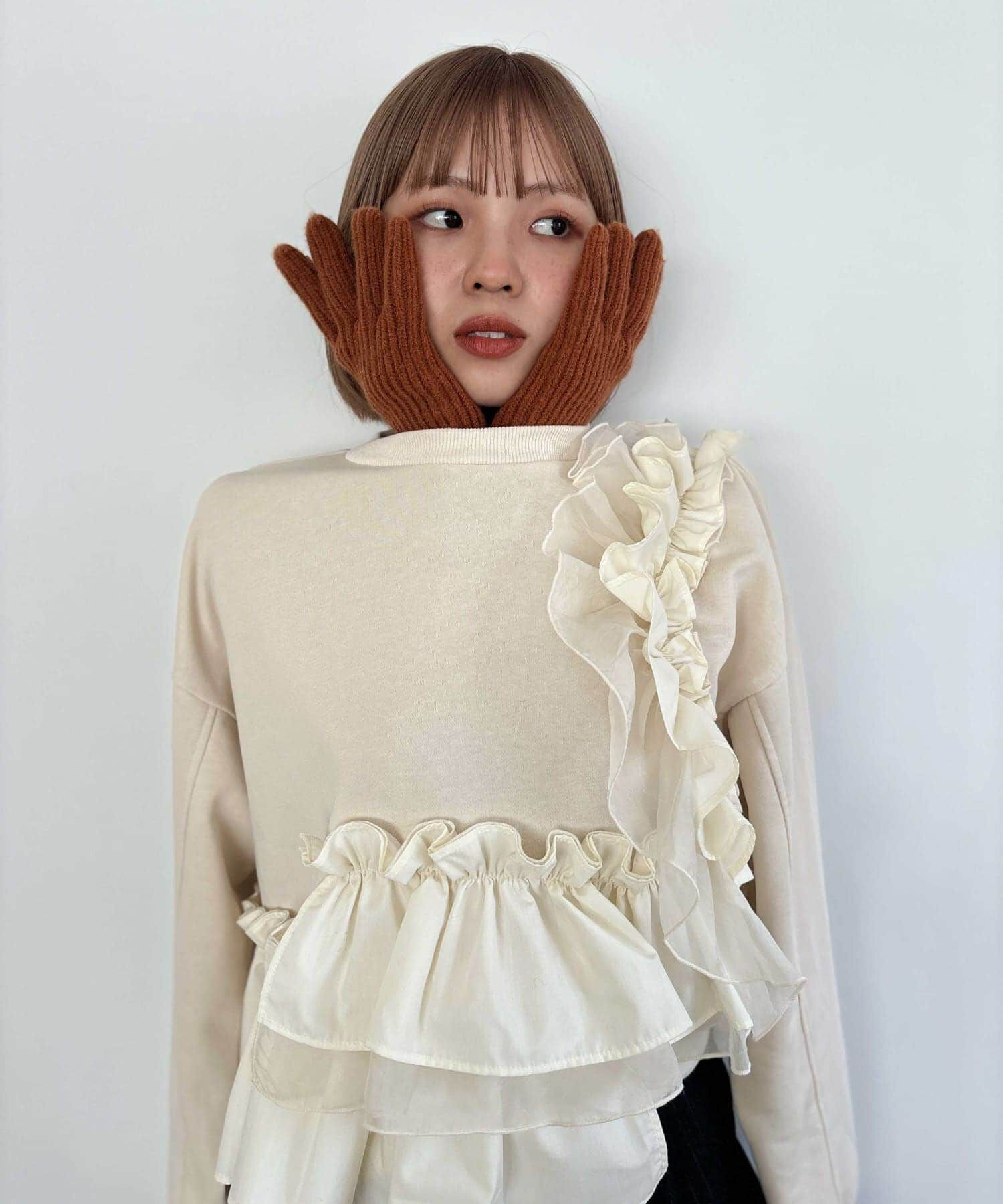  「フリルドッキングスウェット」|スウェット・ジャージ|