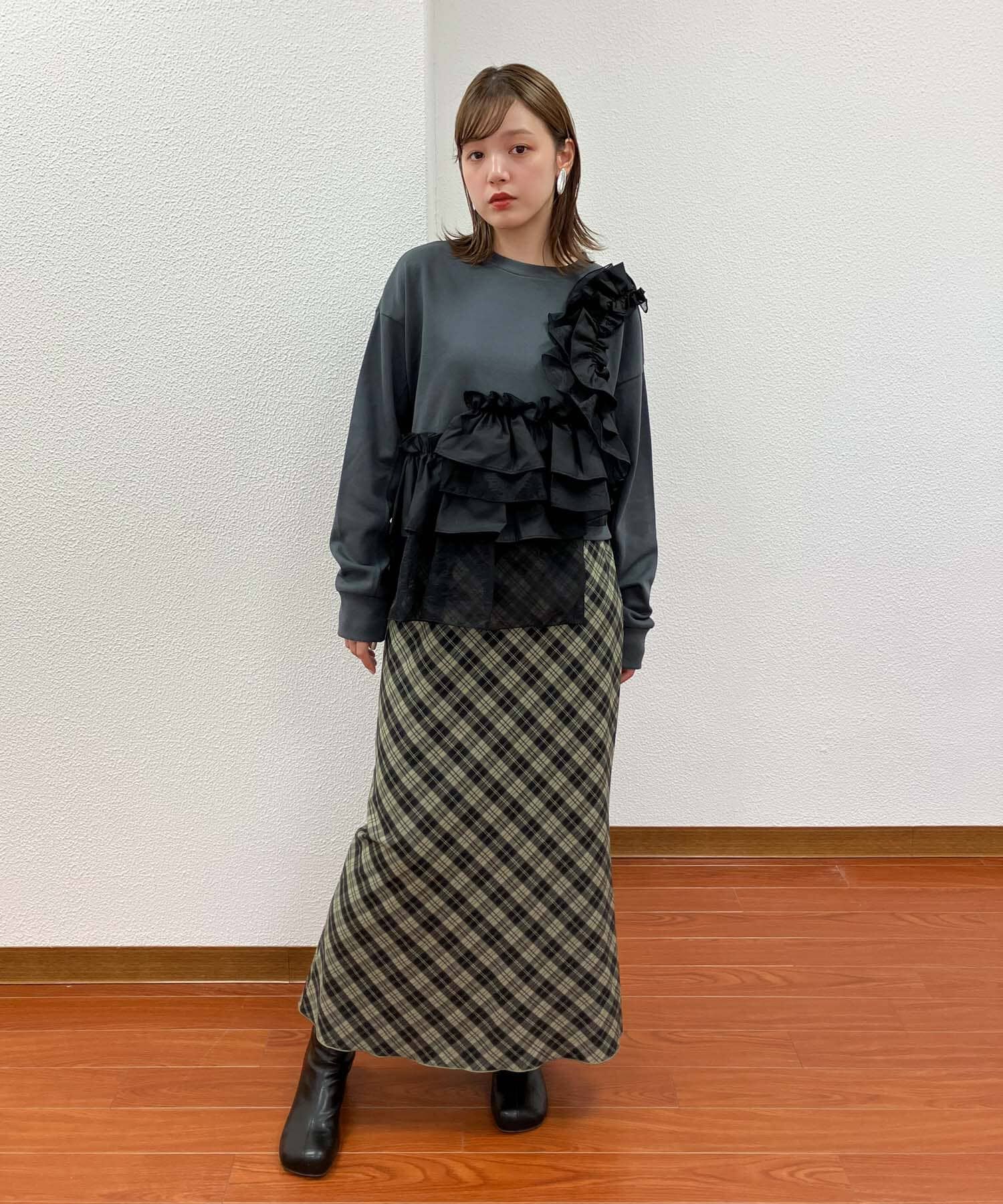  「フリルドッキングスウェット」|スウェット・ジャージ|