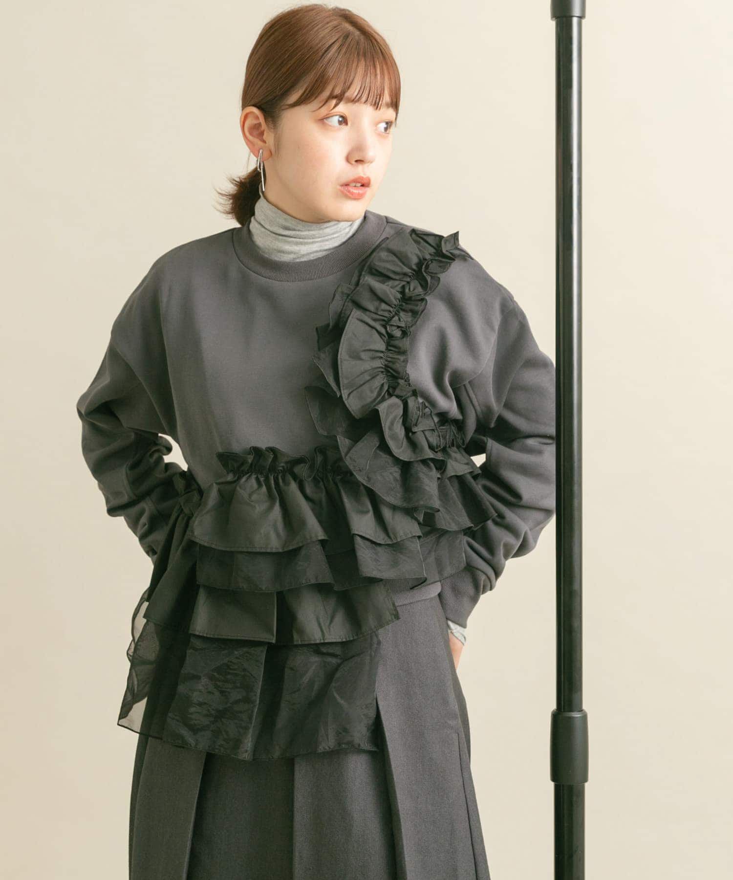  「フリルドッキングスウェット」|スウェット・ジャージ|