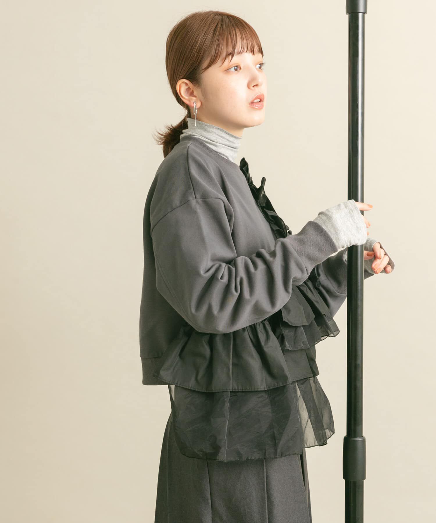  「フリルドッキングスウェット」|スウェット・ジャージ|