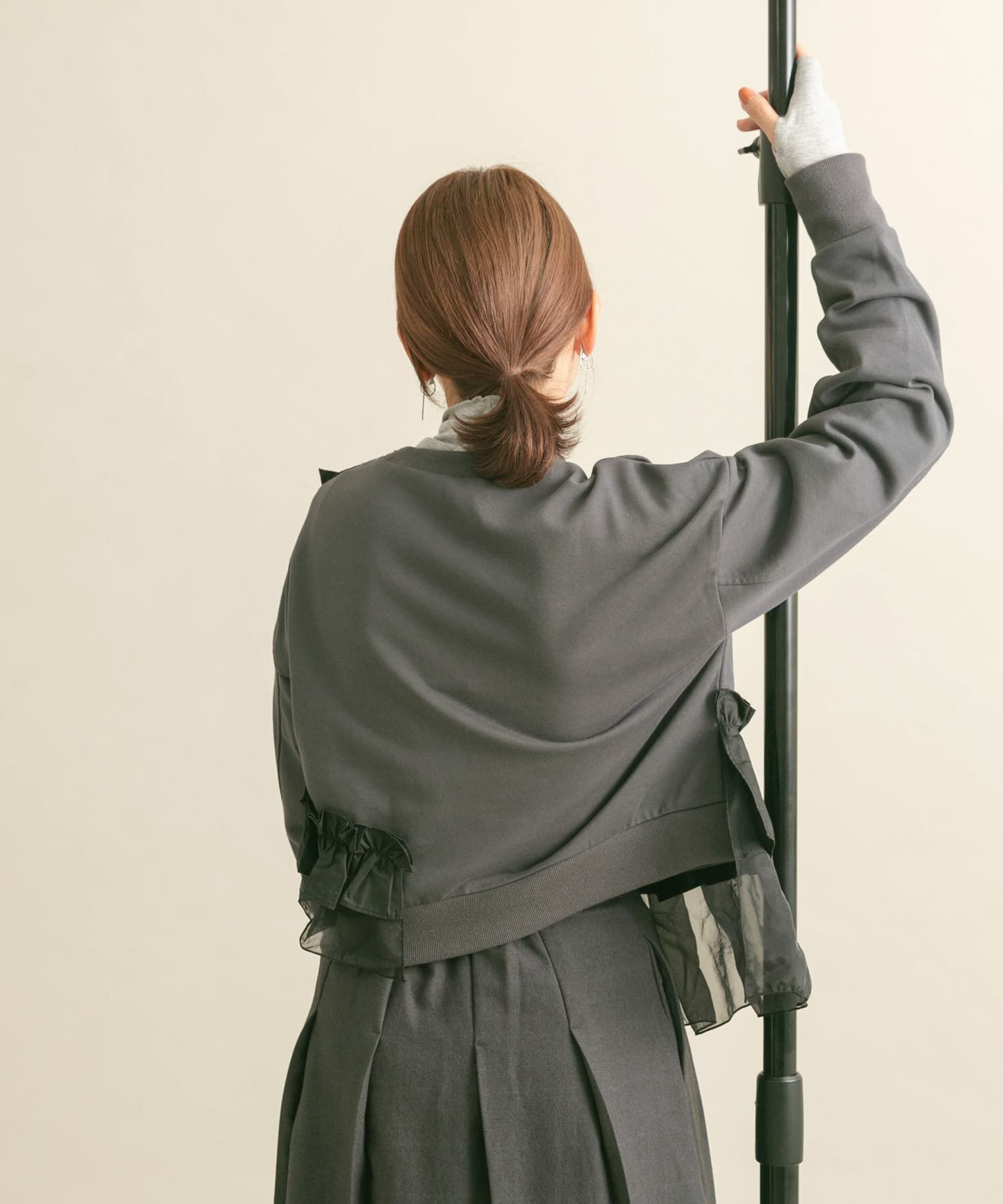  「フリルドッキングスウェット」|スウェット・ジャージ|