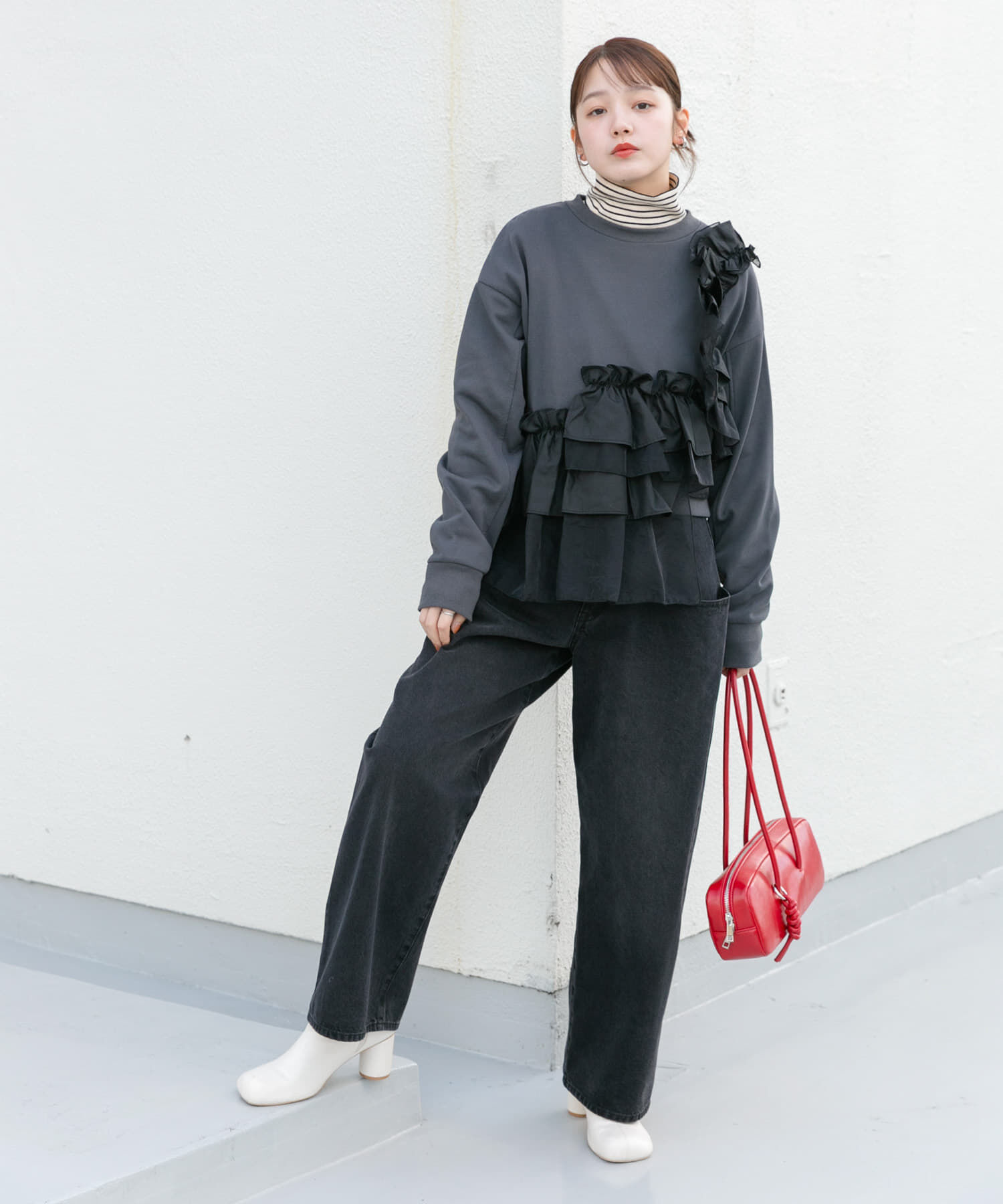  「フリルドッキングスウェット」|スウェット・ジャージ|