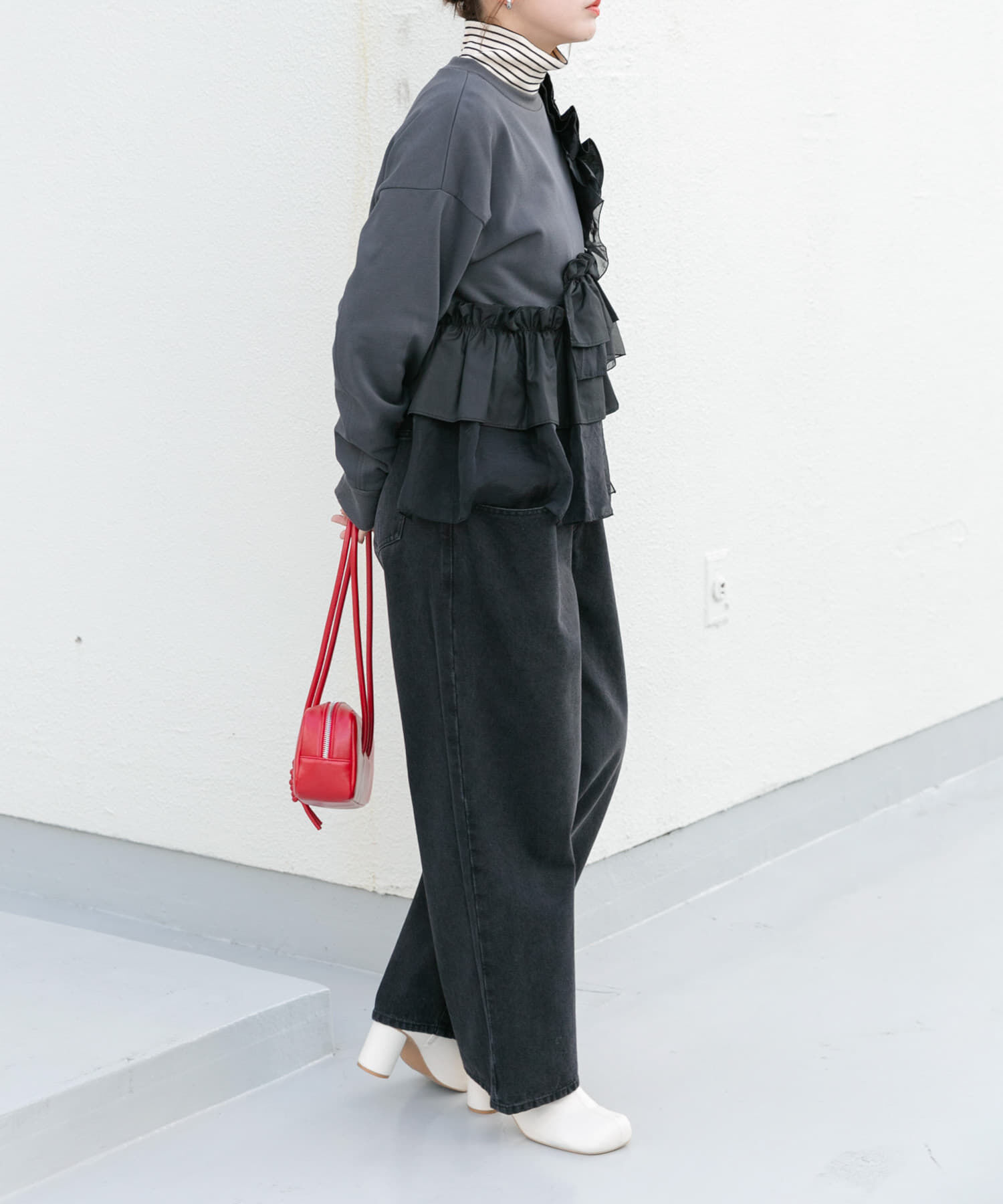  「フリルドッキングスウェット」|スウェット・ジャージ|