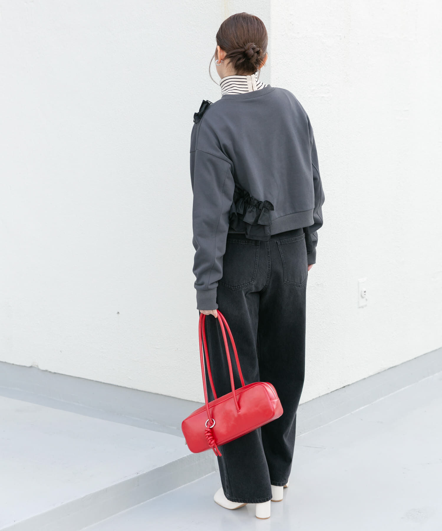  「フリルドッキングスウェット」|スウェット・ジャージ|